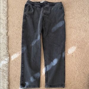 Abercrombie Kids Charcoal Pull-On Joggers